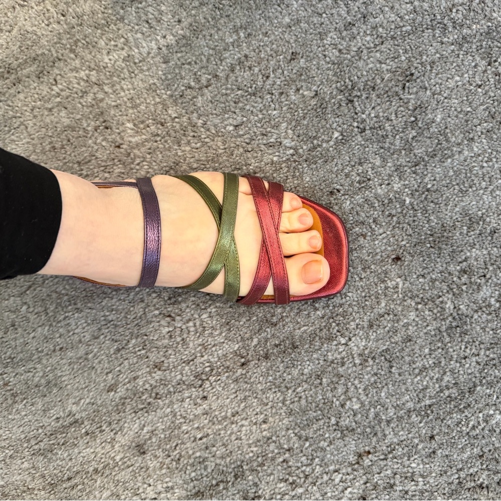 Chie Mihara Multicolor Strappy Sandals 36 NWOT - Picture 7 of 8